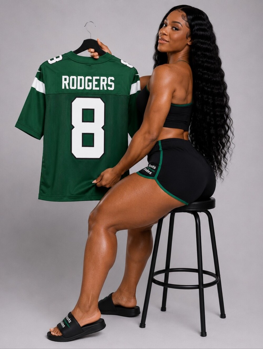 Medium Or Large Nike NFL New York Jets Aaron Rodgers #8 Vapor Limited Jersey